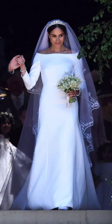 Meghan Markle Wedding Dress Details & Photos of Her Two Gowns .